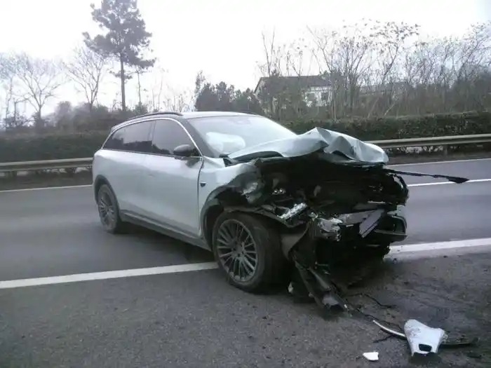 零跑品牌电动汽车辅助驾驶车祸