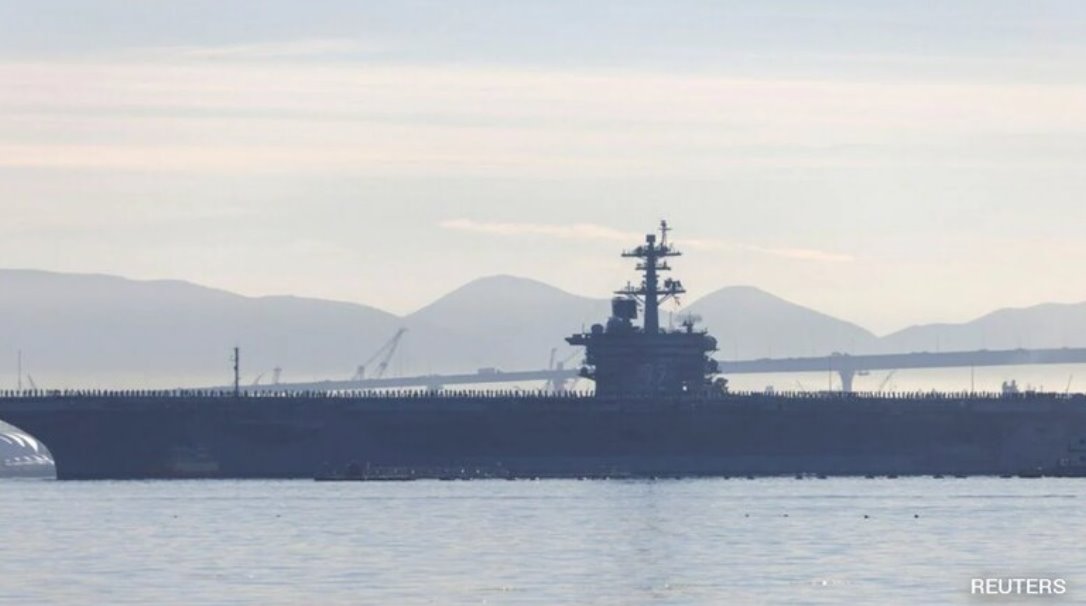 美国在与伊朗关系紧张之际，将南海航母&ldquo;亚伯拉罕&middot;林肯&rdquo;号重新部署至中东。