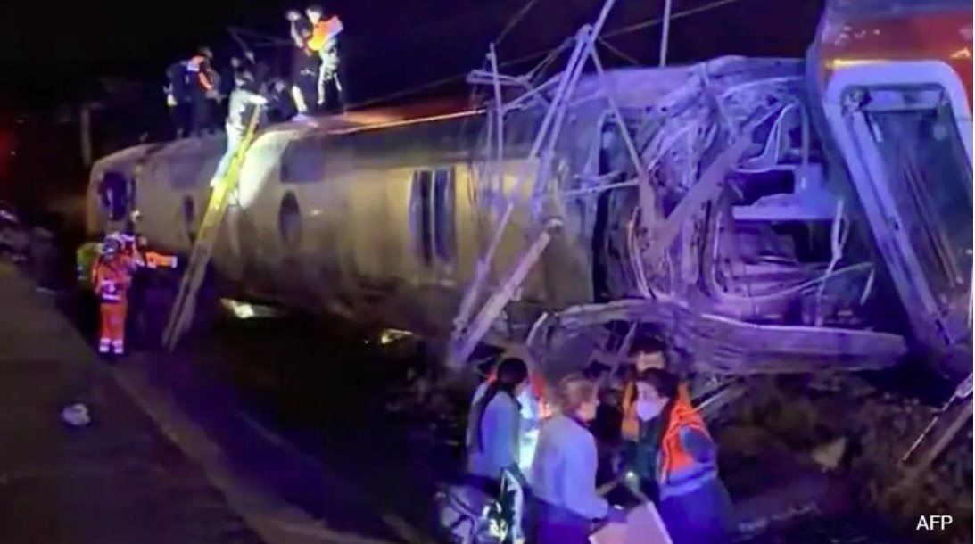 西班牙高铁事故死亡人数升至39人