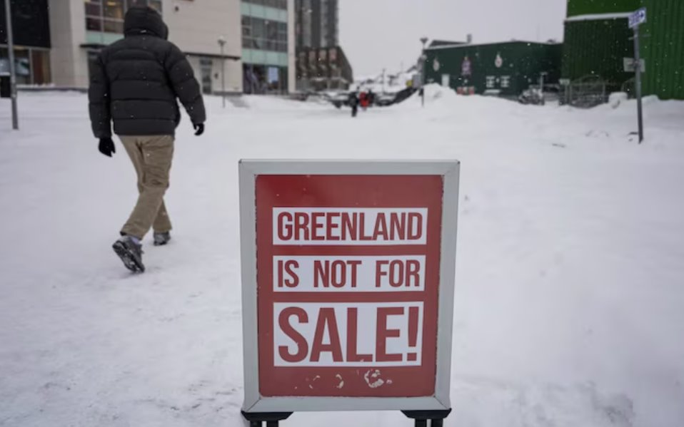 周三，特朗普宣布已达成一项框架协议，但格陵兰人对此表示怀疑。