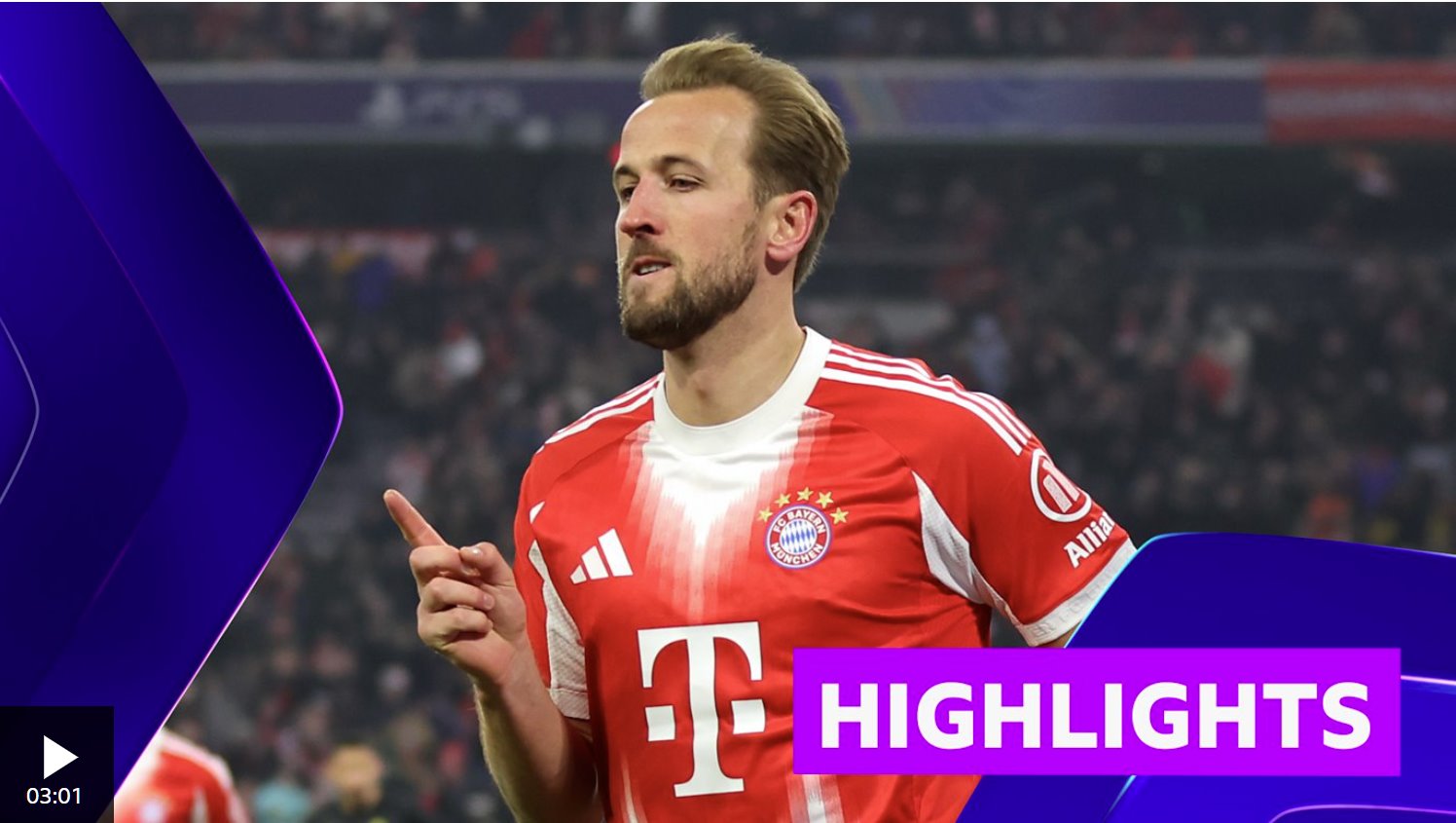 凯恩梅开二度，拜仁慕尼黑击败圣吉罗斯联盟