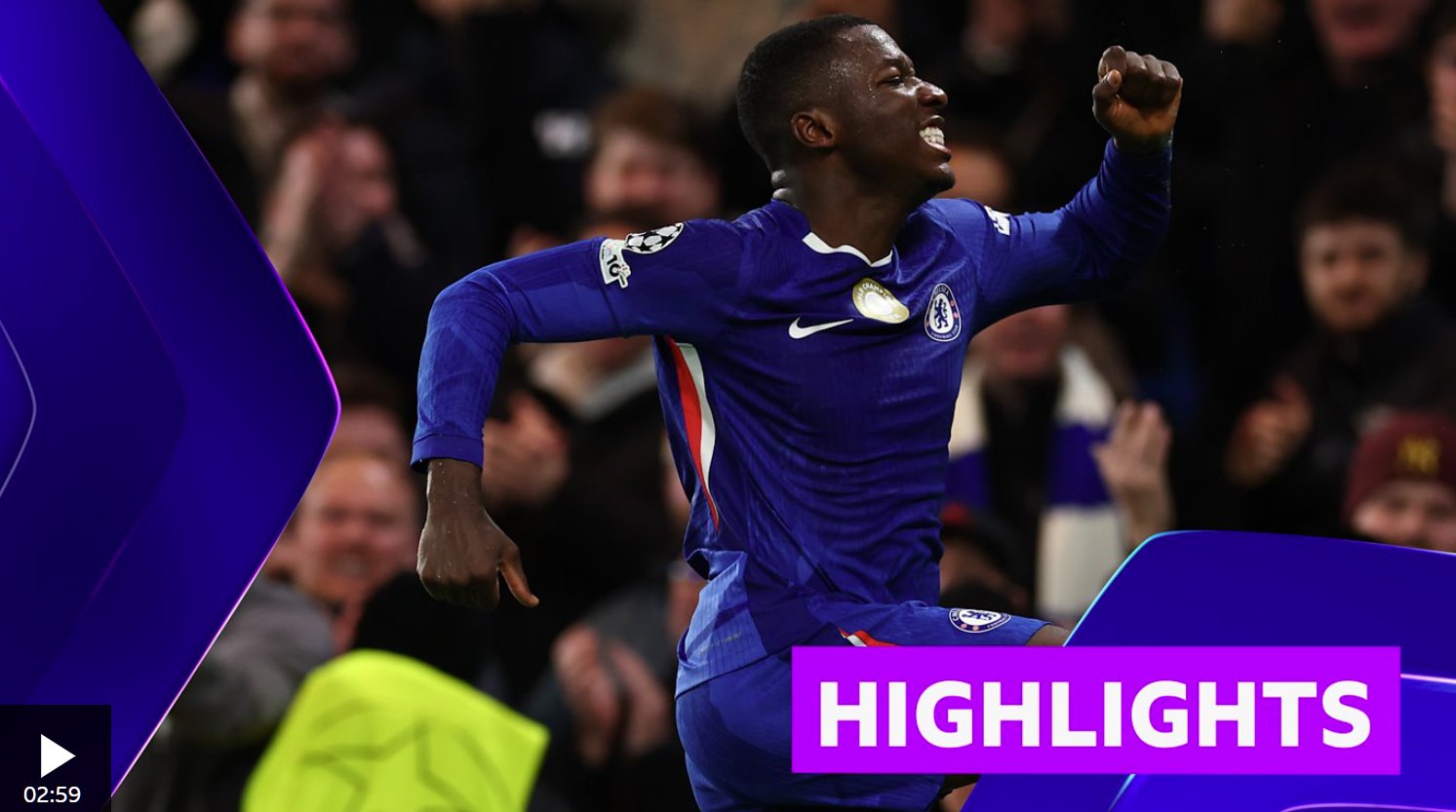 切尔西险胜帕福斯,保留晋级欧冠前八的希望