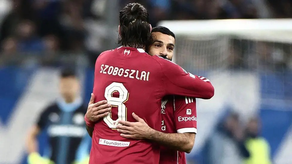 萨拉赫自11月利物浦负于埃因霍温以来首次首发出场