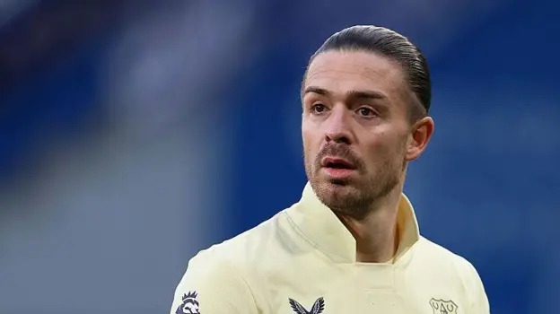 埃弗顿中场球员杰克&middot;格雷利什代表英格兰队出场39次攻入4球