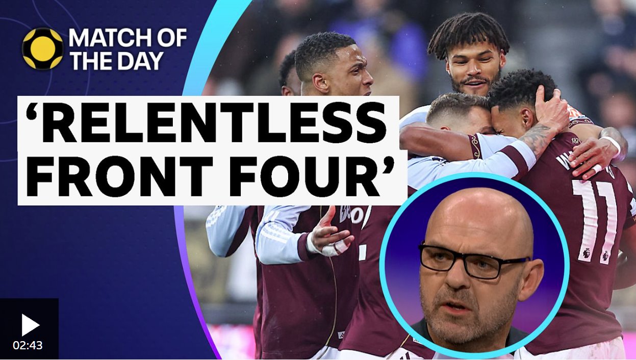 墨菲表示，维拉前场四人组&ldquo;很难对付&rdquo;。