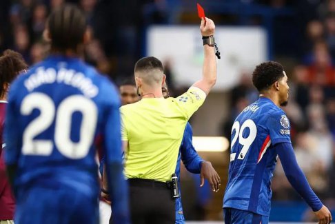 红牌频出 切尔西成为英超联赛主场丢分最多的球队