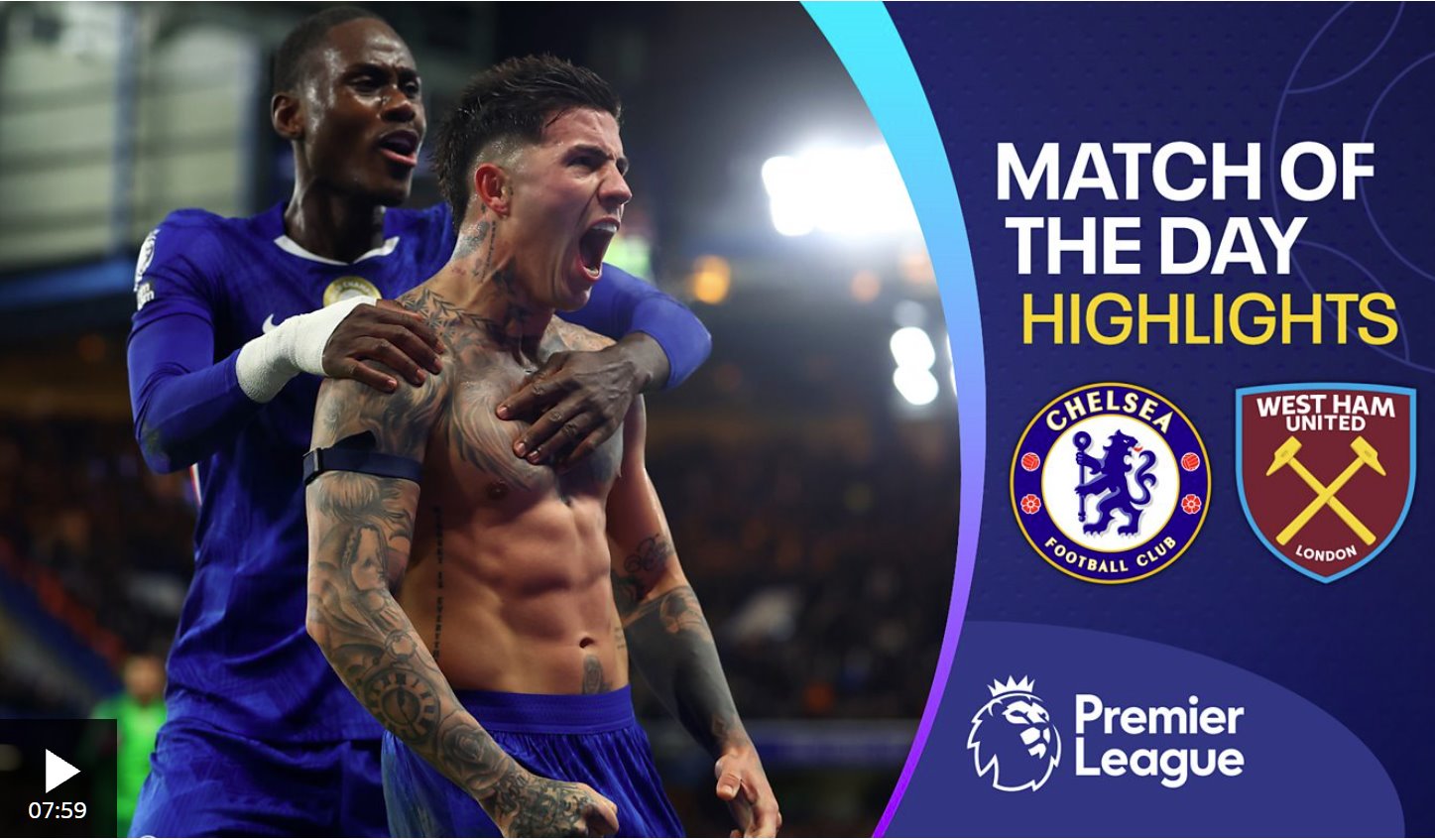 切尔西在落后的情况下逆转击败西汉姆联,赢得激动人心的德比大战。