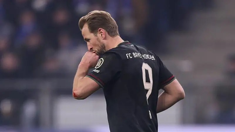 哈里·凯恩本赛季已在德甲联赛中攻入22球