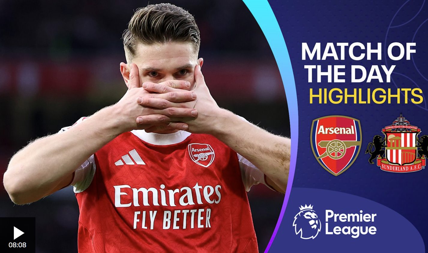 吉约克雷斯梅开二度，阿森纳击败桑德兰，扩大榜首领先优势