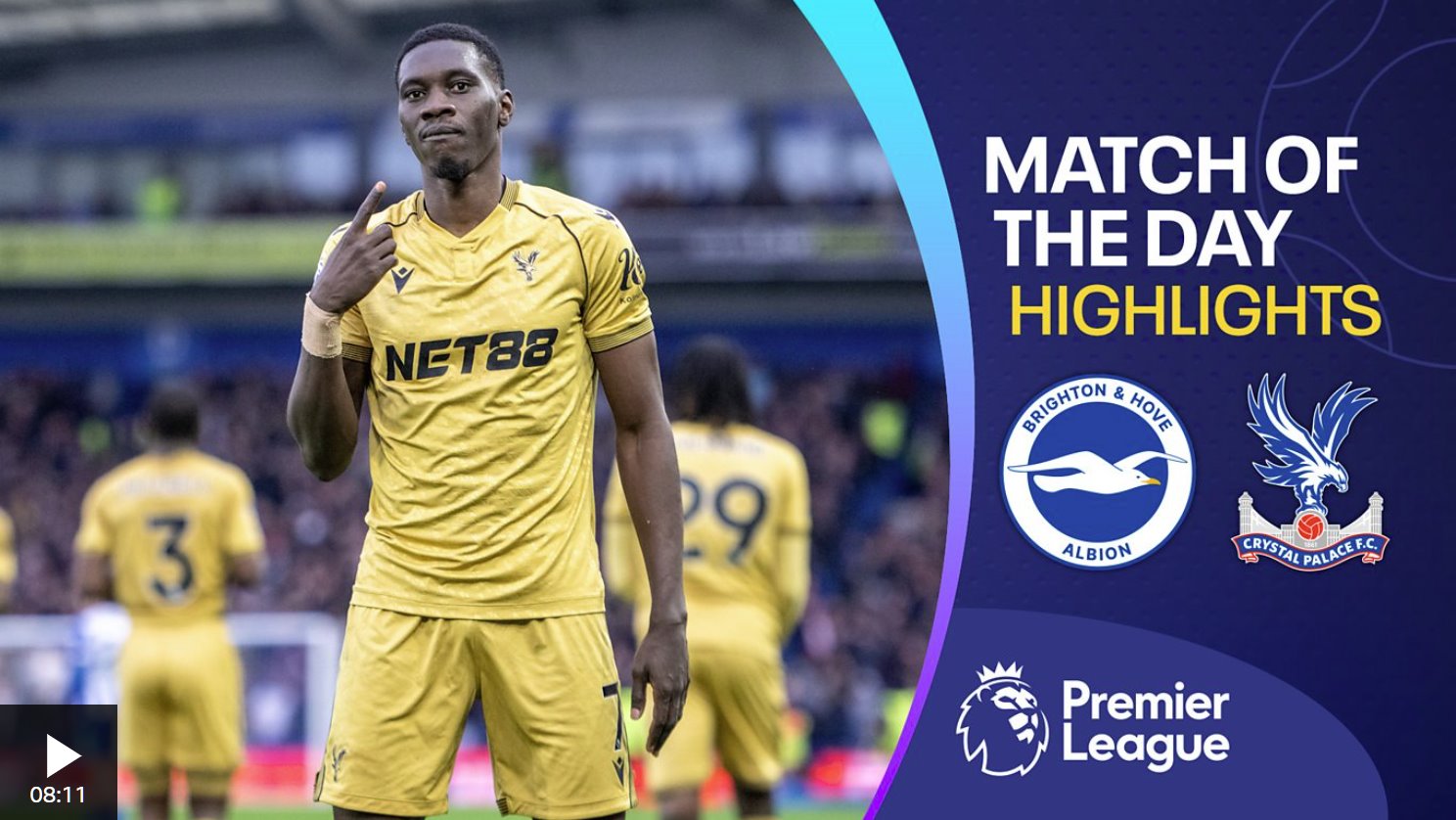 伊斯梅拉&middot;萨尔的赛季第10粒进球终结了水晶宫的连败纪录