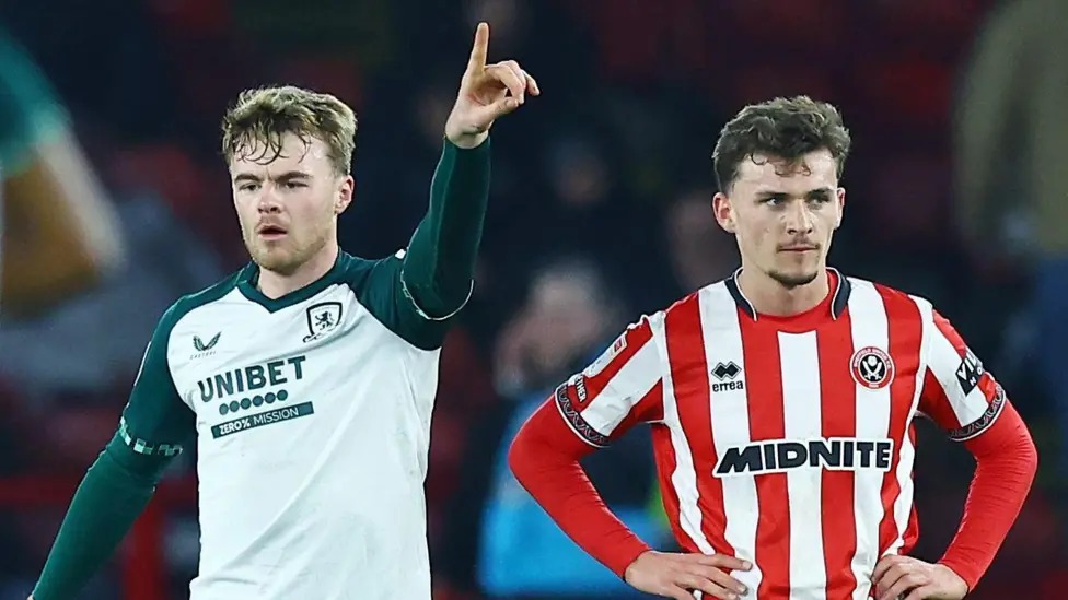 汤米&middot;康威在本赛季米德尔斯堡对阵谢菲尔德联的两场胜利中都有进球