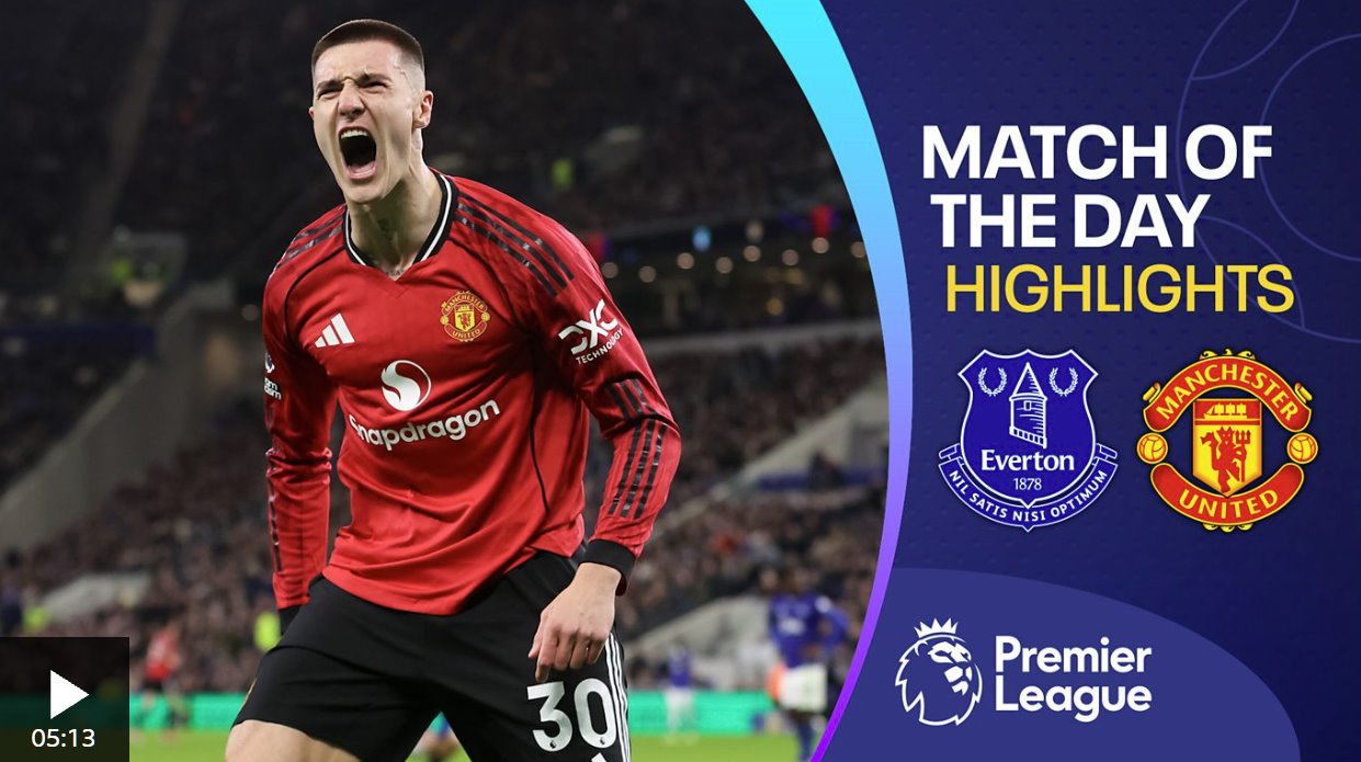 替补奇兵塞斯科助曼联客场1-0战胜埃弗顿