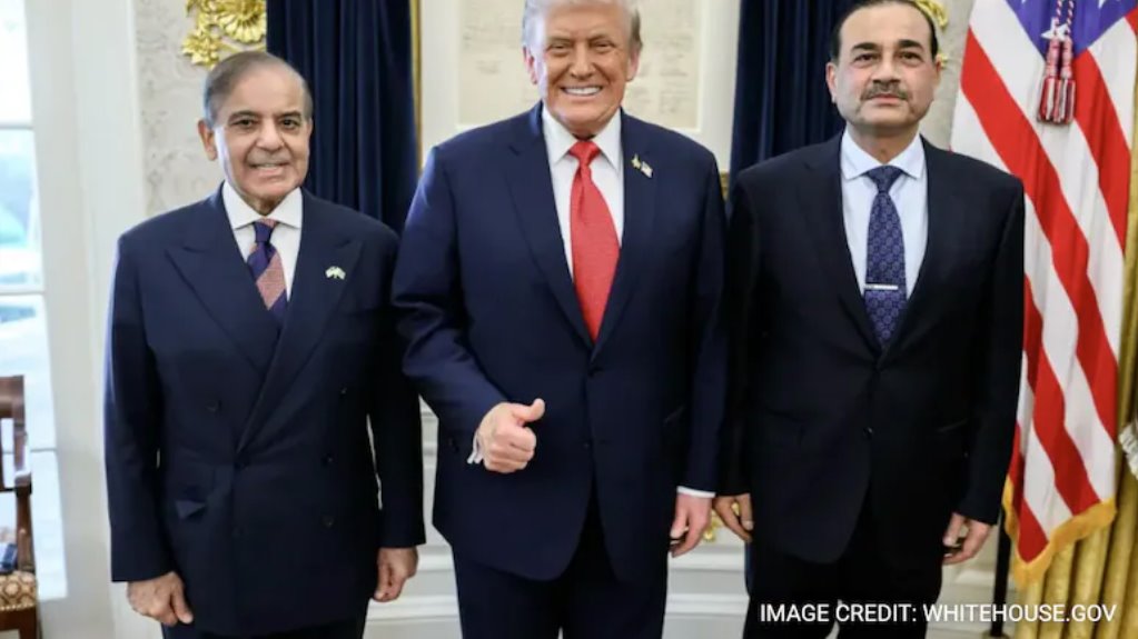 特朗普赞扬了巴基斯坦军事参谋长阿西姆&middot;穆尼尔元帅和总理谢赫巴兹&middot;谢里夫