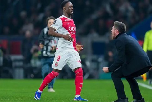 法甲联赛巴黎圣日耳曼1-3摩纳哥