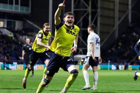 英冠联赛普雷斯顿北区1-3牛津联