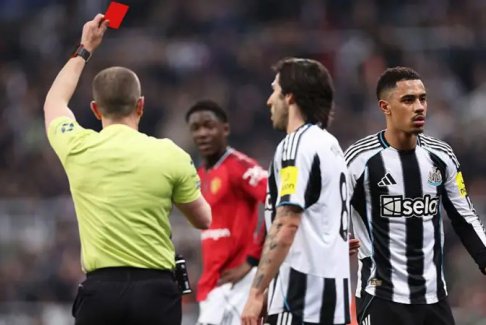 拉姆塞对阵曼联的第二张黄牌是错误的——专家组