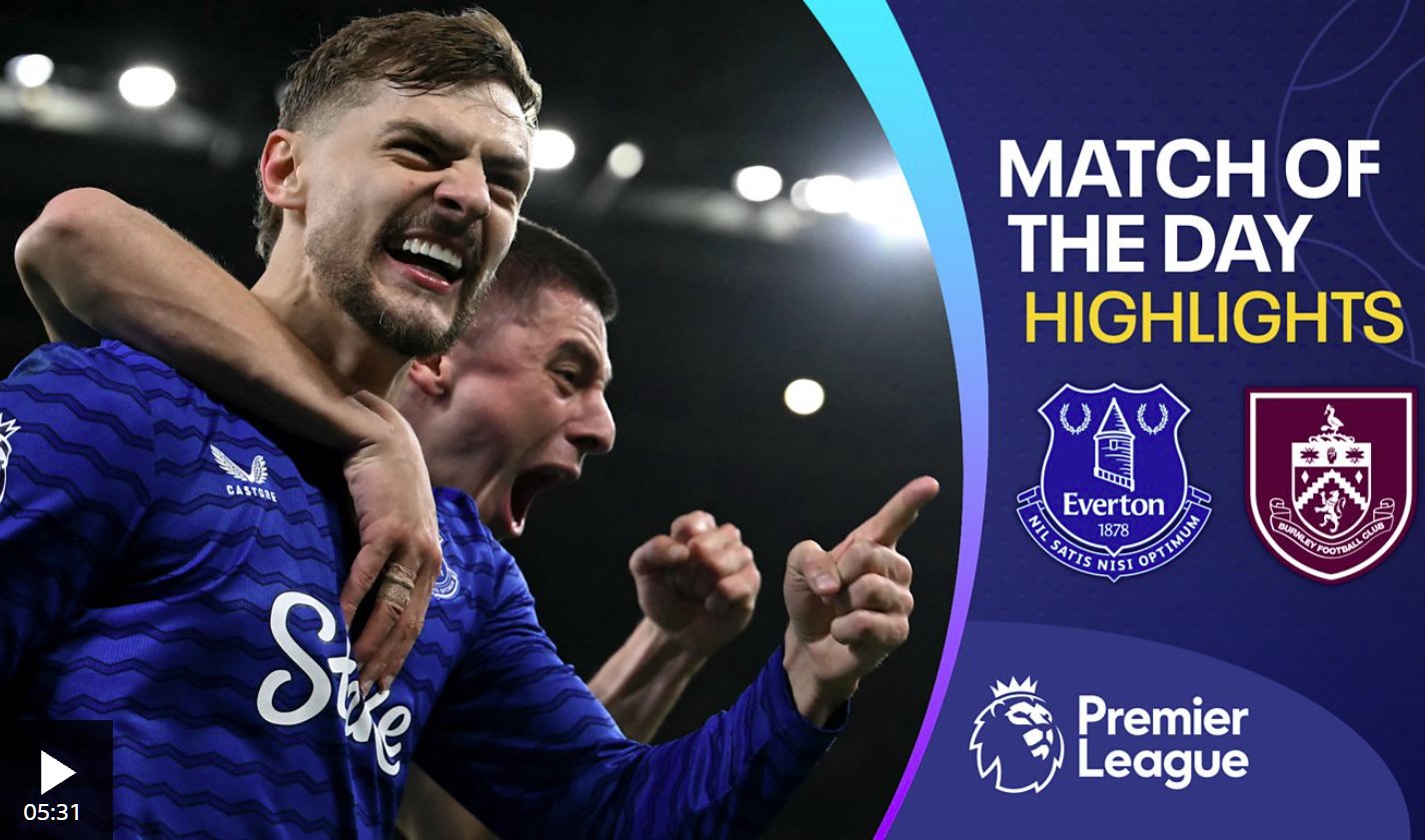 埃弗顿击败伯恩利，取得2026年主场首胜。