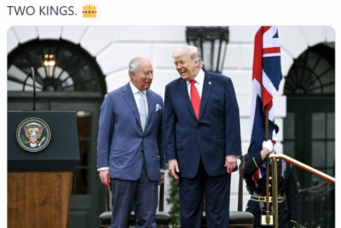 白宫发表“两位国王”言论