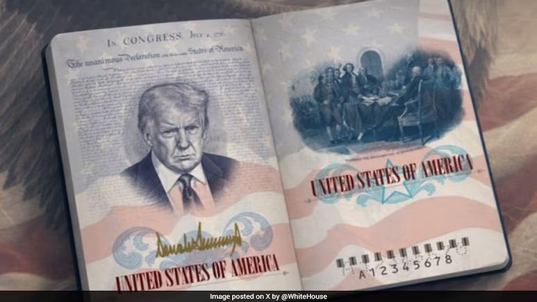 特朗普将把自己的照片印在美国护照上