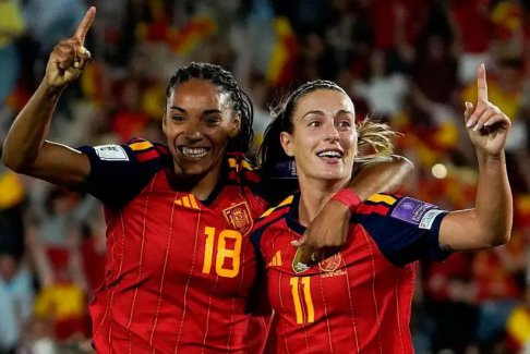 女子世界杯欧洲区资格赛西班牙4-0英格兰