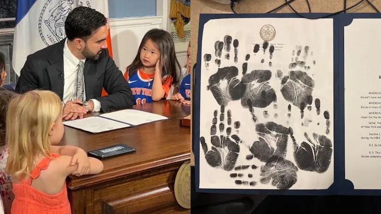 佐兰&middot;马姆达尼签署命令，取消尼克斯队在NBA总决赛期间的就寝时间规定。