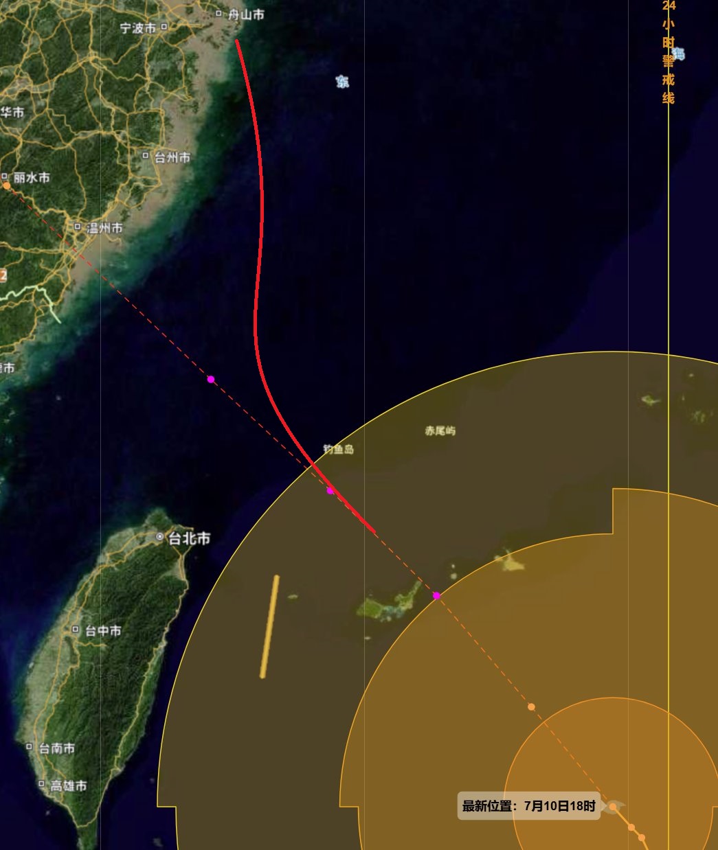 台风巴威登陆点预测