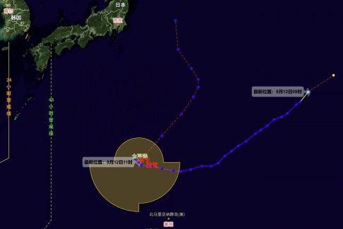 第17号台风浪卡和16号台风琵鹭都不会影响温州