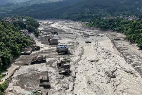 尼泊尔洪灾致579人死亡 失踪2500人